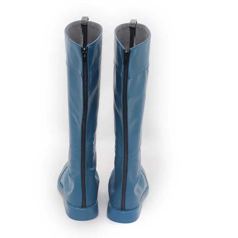 Chaussures de Cosplay Prince Phillip, bottes bleues pour jeu de rôle animé, accessoires de Performance pour hommes