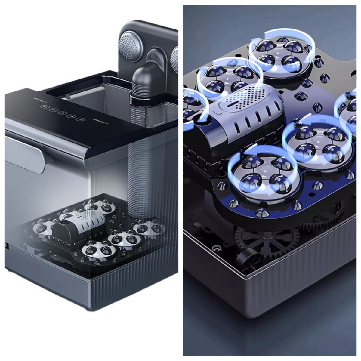 Automatic Electric Massage Foot Bucket, Constant Temperature Heating Foot Bath Basin, High Depth Foot Wash Basin