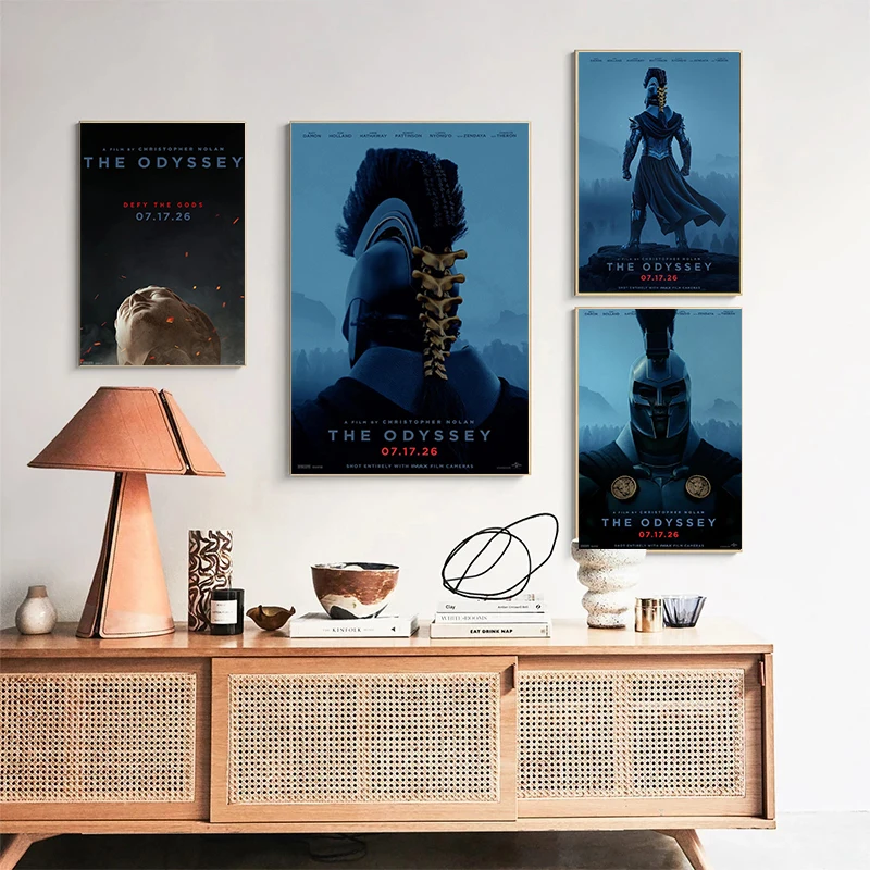 Epic Movie Canvas Painting The Odyssey Film Wall Art Aesthetic Poster Vintage Cinema Decor Modern Home Living Room Decoration