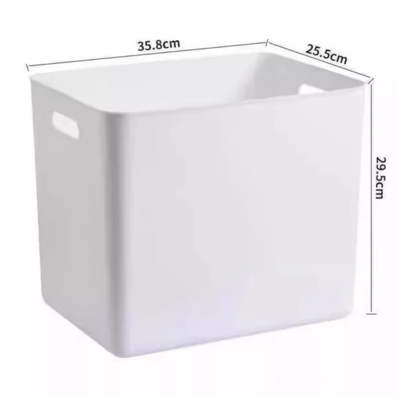 

Thiened Square Plastic Storage Box with Cover Japanese Sle Organizer for Clothes Toys Snas Large Right Angle Box