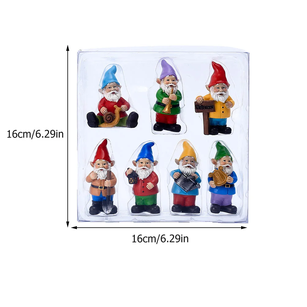 Dwarf Ornaments Resin Crafts Statues Decor Jesus Miniature Gardening Gnomes Creative Decoration