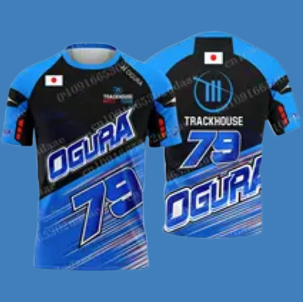 2025 nuevo número 79driver ai ogura entusiasta de carreras verano niños adultos camiseta transpirable de moda