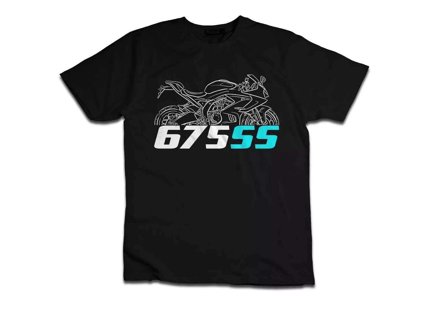 

2024 Men T Shirt Casual for CFMoto 675SS 2025 Fans - Motorcycle T-Shirt Graphic Summer Short Sleeves 100% Cotton S-3XL