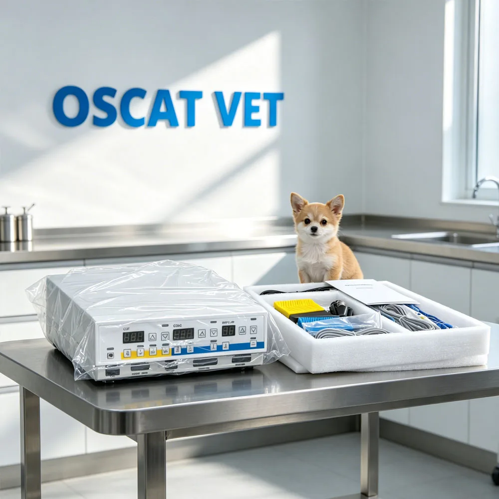 Veterinary Equipment Electrosurgical Unit Set Surgical Operation With Bipolar Coagulation Function For Cat Dog Pet Clinic