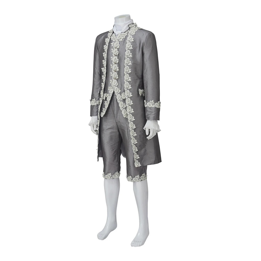 Historical 18th Century British Mens Retro Victorian Outfit Regency Colonial Costume Mens Gentleman Renaissance Tudor Suit