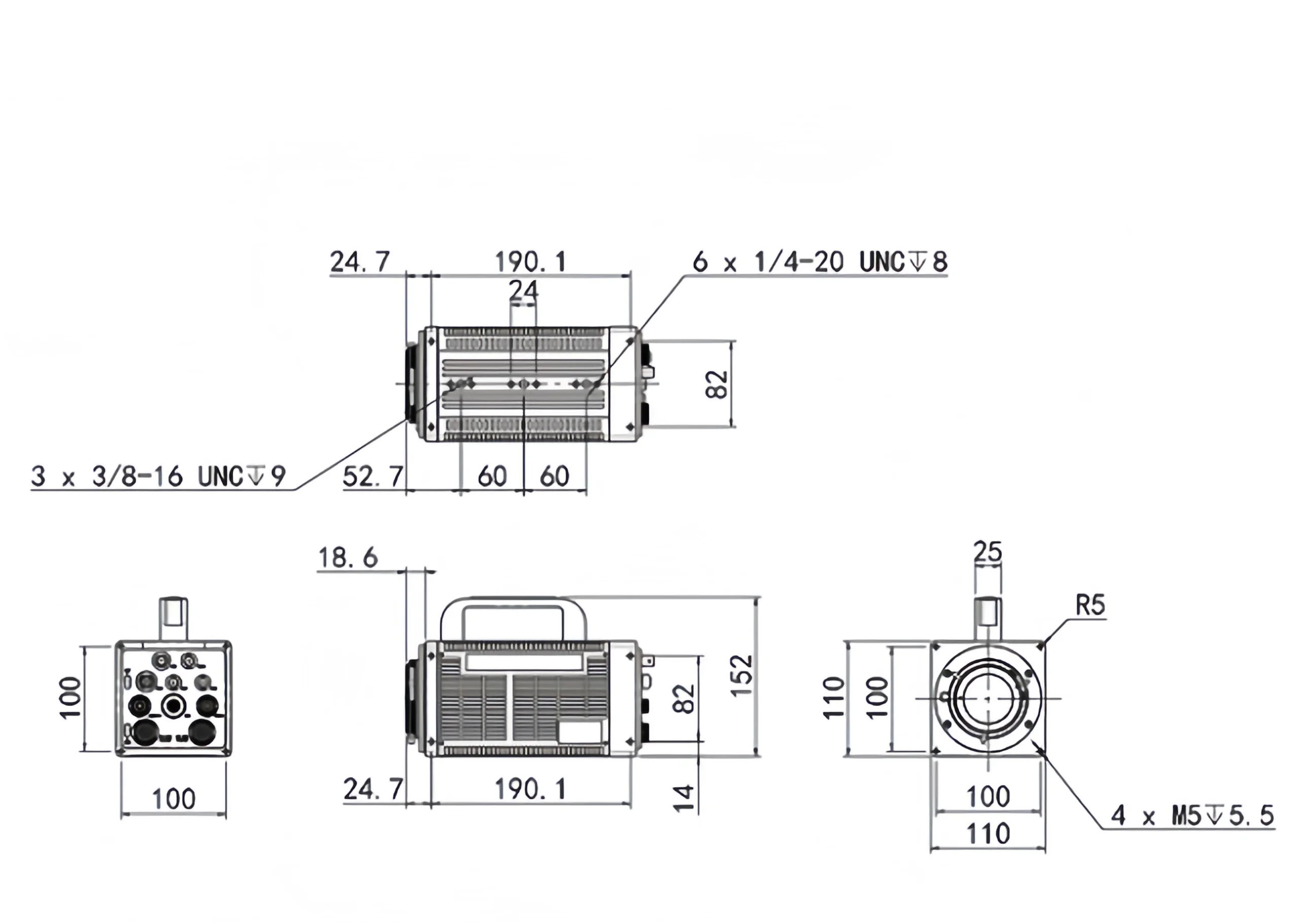 Factory Price 14000fps Max High Speed Camera 2560×2016  Global Shutter 1us Industrial Vision Camera for  Automotive Crash Test