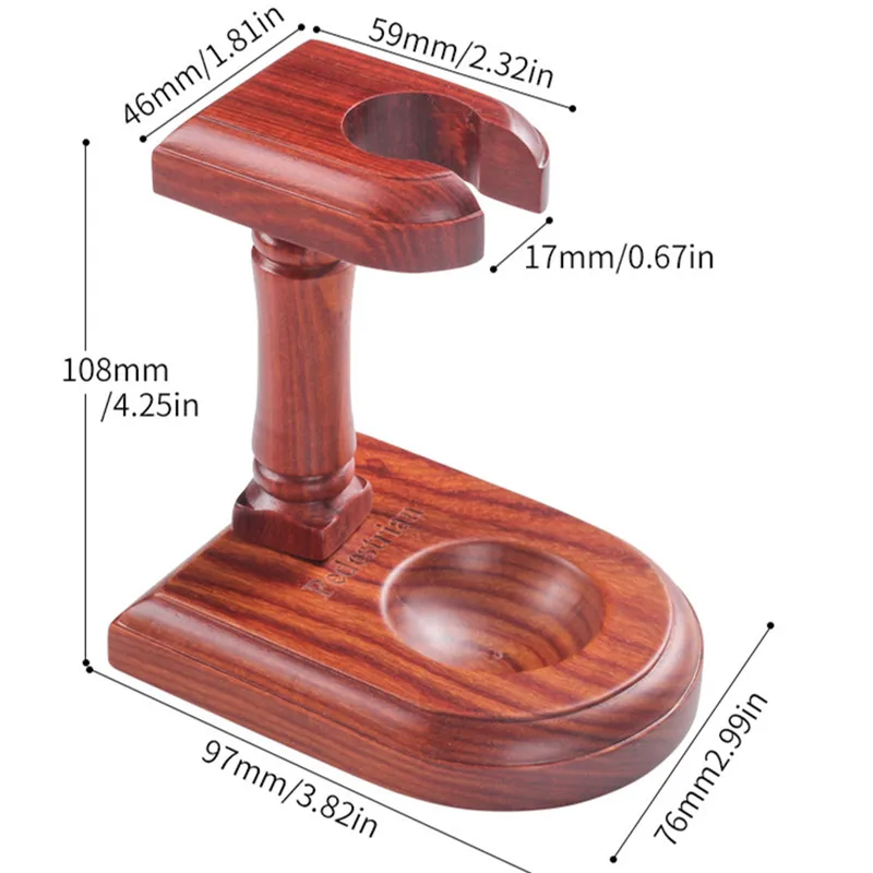 Wooden Smoking Pipe Holder Rack Portable Tobacco Pipe Display Stand Smoking Accessories Tool