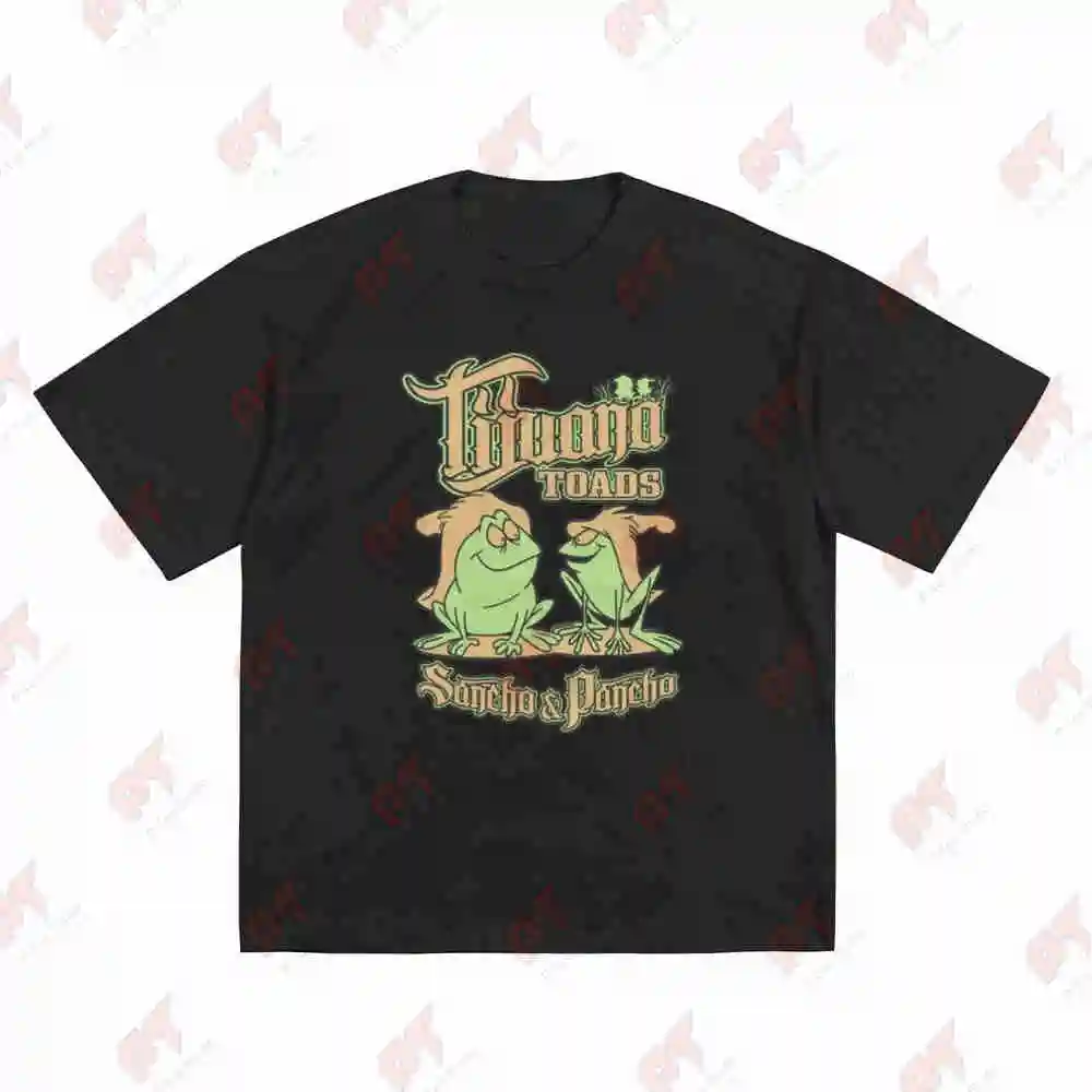 Tijuana Toads Cult Frogs Sancho Pancho Old School TV Short Sleeve Tee 100% Cotton T-Shirt