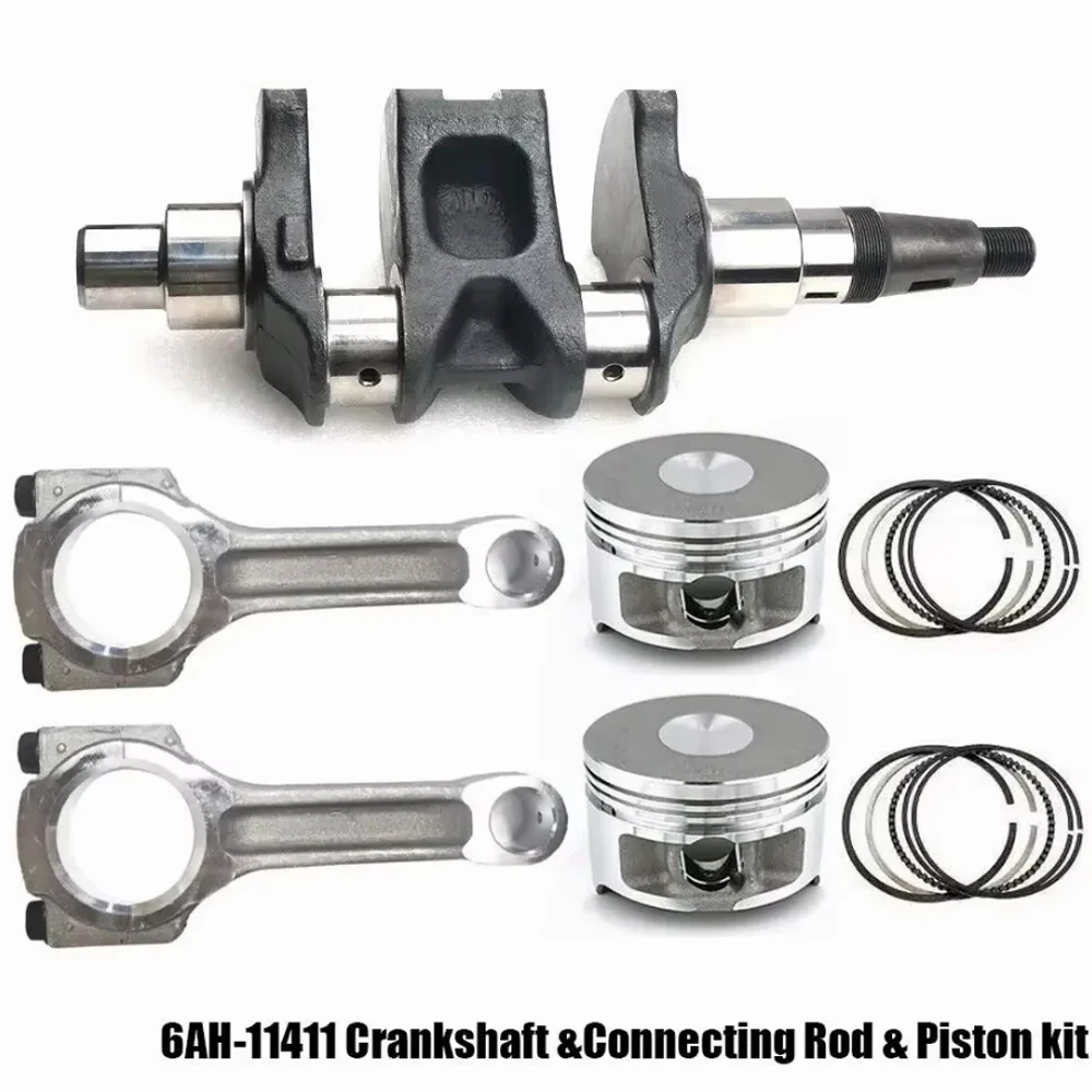 

6AH-11411 Комплект коленчатого вала, шатуна и поршня для подвесного двигателя Yamaha 4T F20A F15 HP Parsun F20-05020004
