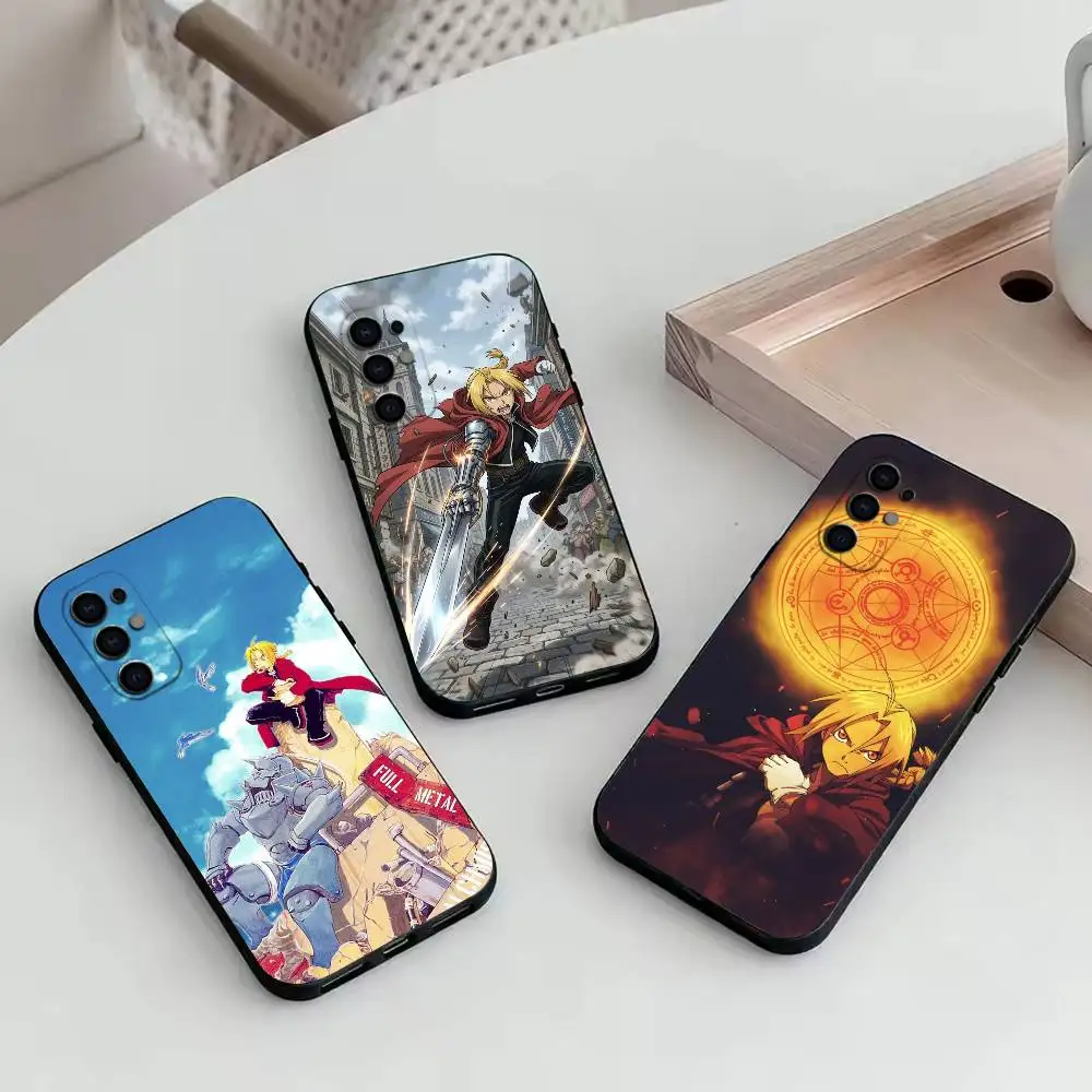 

FA-E-Edward Elric Phone Case For Samsung S25,S24,S21,S22,S23,S30,Ultra,S20,Plus,Fe,Soft Silicone Black Cover
