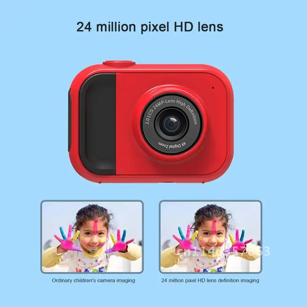 High Definition 1080P Portable 4x Zoom Kids Camera Professional Children Photo Camera Digital Video Children's Camera Undefined