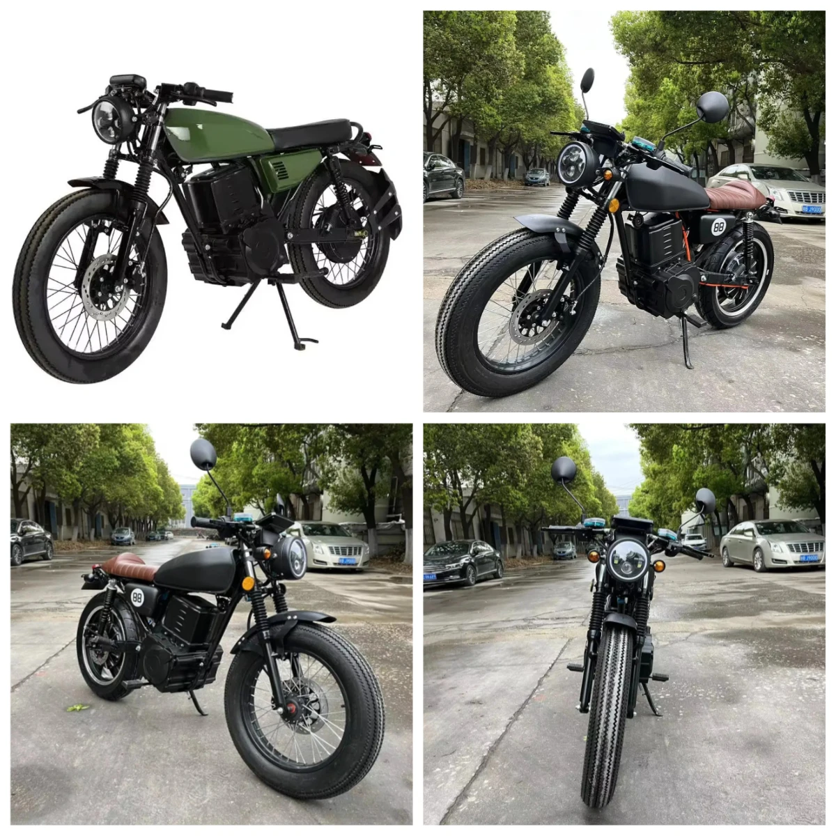 

Strovan High Motor Power 2000W Racing CG Electric Motorcycle From Chinese Manufacturer