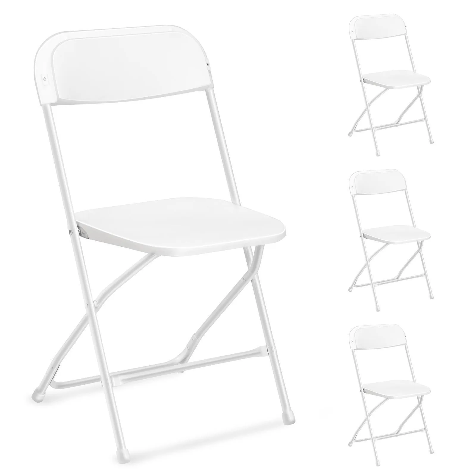 

4 Pack Plastic Folding Chairs Event Wedding Party Meeting Office Seat United States