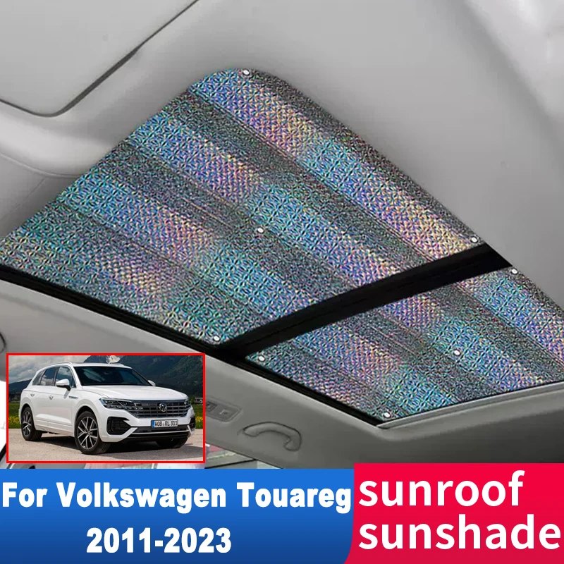 

2x Car Sunroof Sunshade for Volkswagen VW Touareg 7P 2 CR 2011-2023 2021 2019 Roof Sunscreen Heat Insulation Anti-UV Windscreen