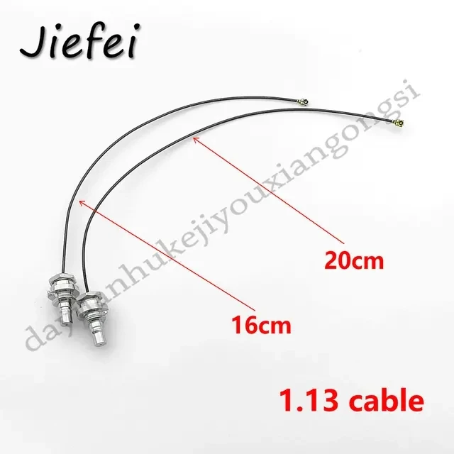 Imagem -02 - Conector Coaxial rf com Rosca Externa Linha de Conexão Linha de Conexão Qma Fêmea 1.13 Ipex