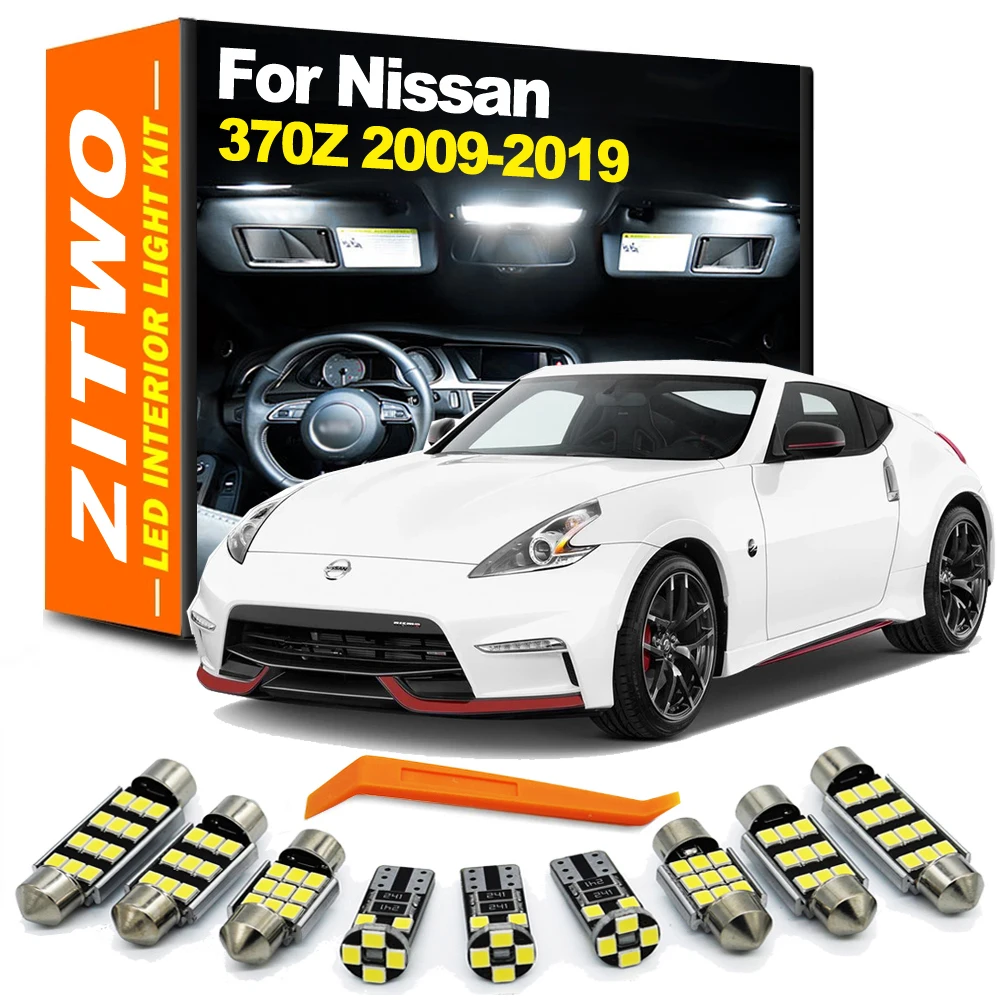 �y�Z�[�����zZITWO 11���� Canbus�Ή� ���Y 370Z 2009-2013 2014 2015 2016 2017 2018 2019 LED�d�� �C���e���A �h�[�����C�g ���[�������v �g�����N�����v �i���o�[�v���[�g���C�g �L�b�g