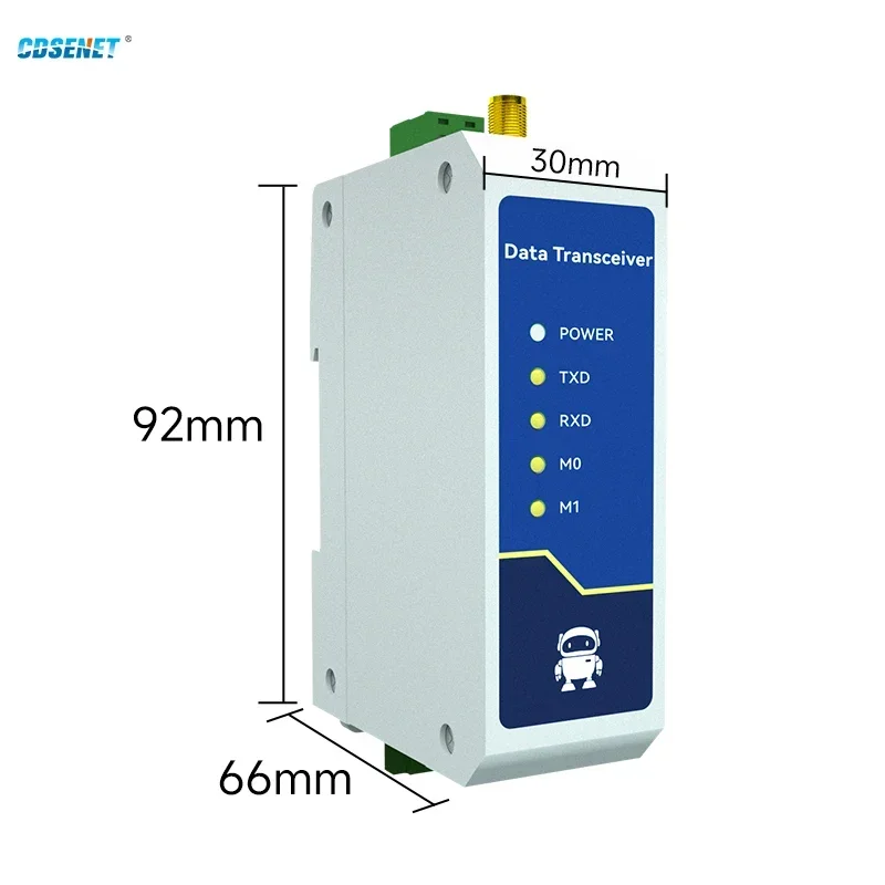 Lora 433MHz Wireless Data Transeiver CDSENET E95-DTU(433C30-485) Modbus RS485 High-speed Continuous Transmission 30dbm 3KM