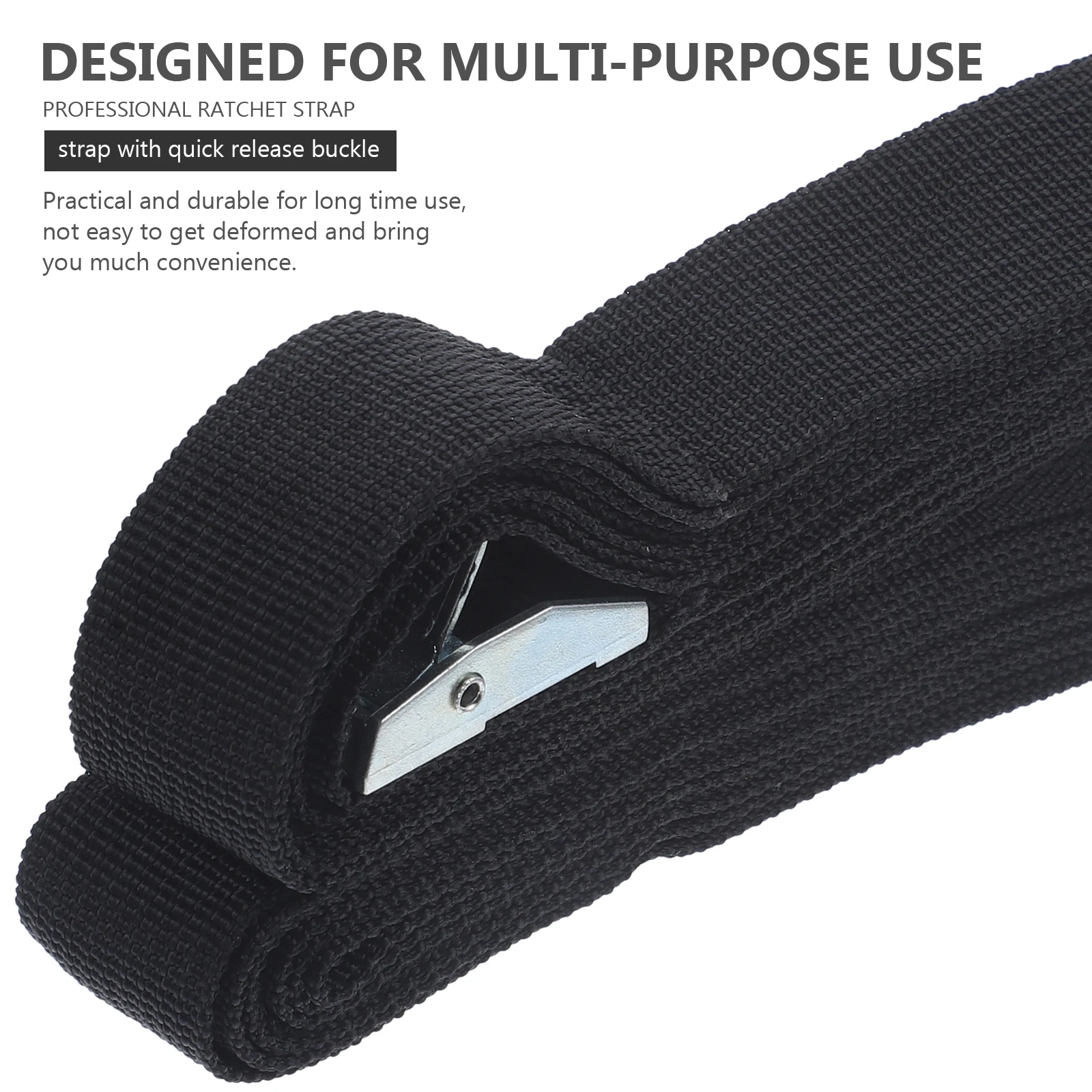 

2 Pcs Tie Ratchet Strap Straps Heavy Duty Utility Double Small Cargo Securing Zinc Alloy Towing Pull down