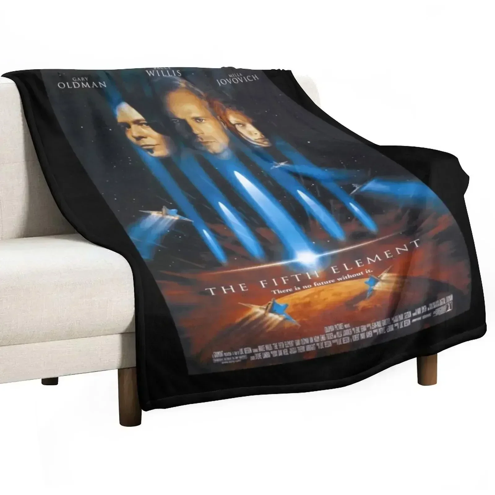 

The Fifth Element Movie Poster 1997 Classic . Throw Blanket Sleeping Bag Tourist Soft Plaid Shaggy Blankets