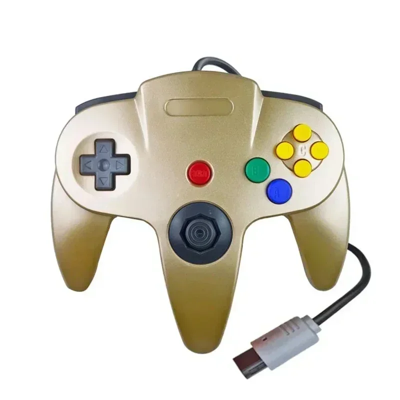 Classic Wired For Nintend N64 Gamepad Console Port For N64 Controller Joystick Joypad For N64 Console Wired Gamepad Controller