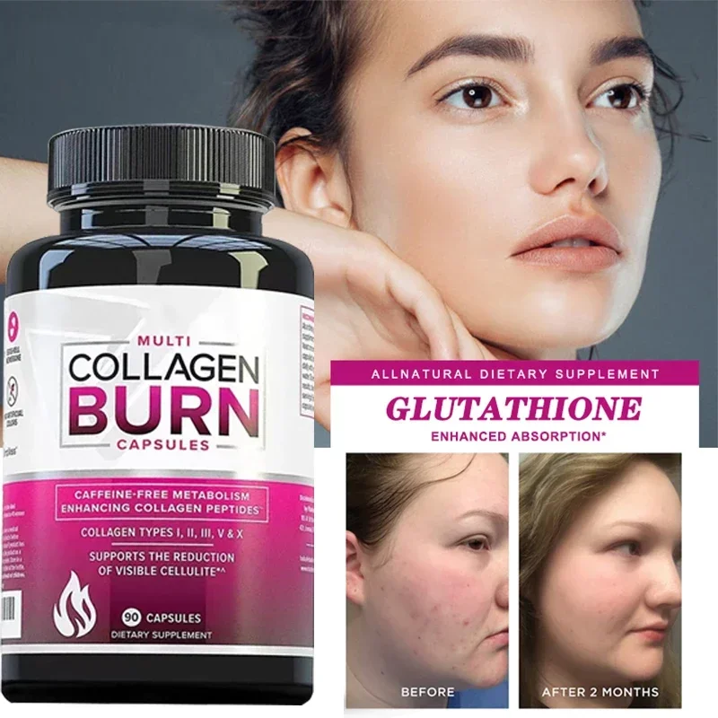 Collagen peptide capsule is a skin and bone health supplement for eliminating cellulite wrinkles and supporting anti-cell aging.