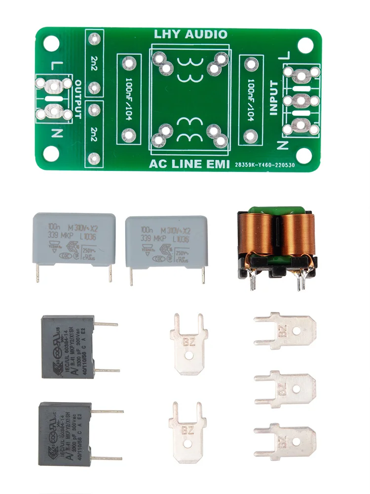 Power filter board module emi filter AC mains purification fever audio noise reduction and anti-interference 4A