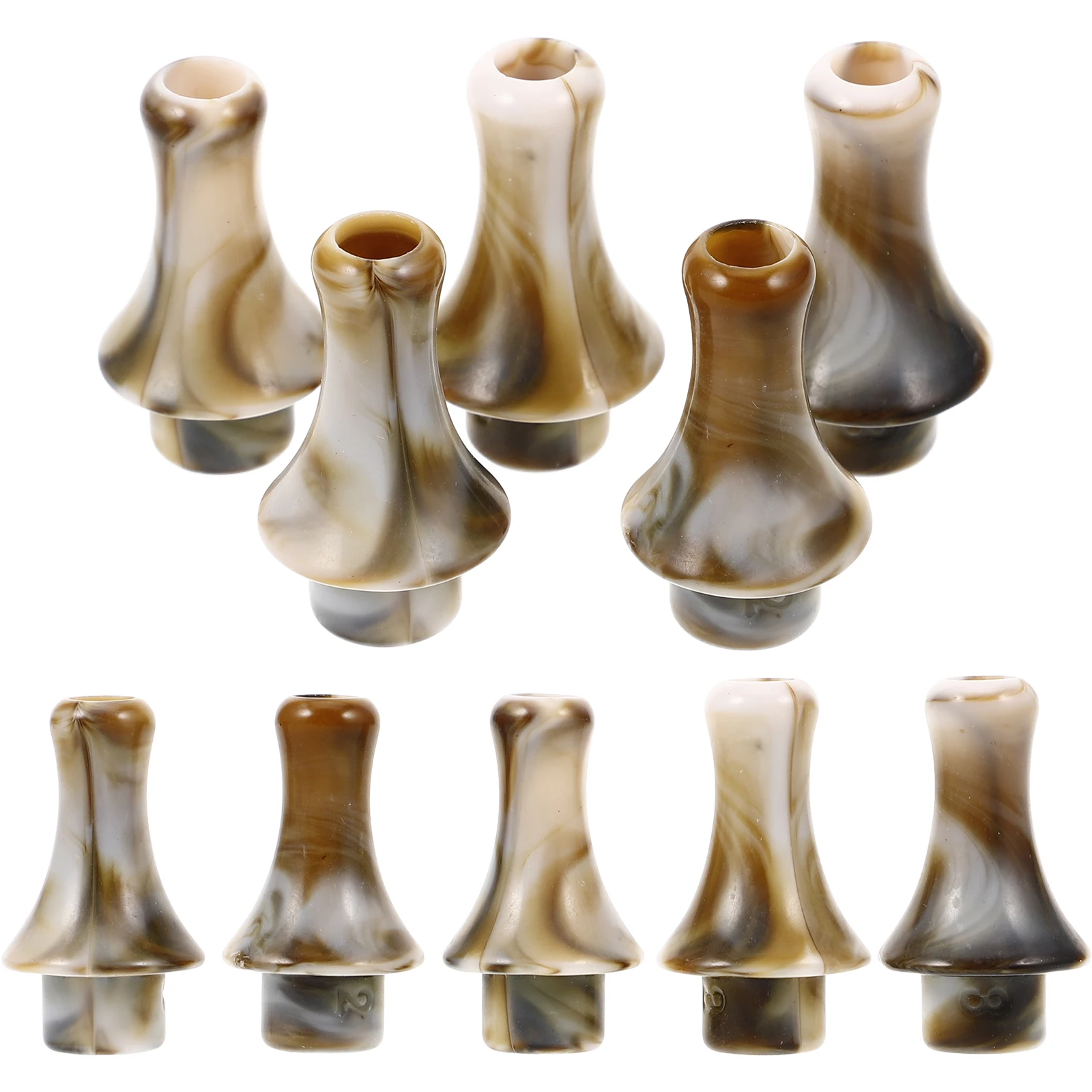 

10pcs Hulusi Mouthpiece Cucurbit Flute Replacement Parts Compatible C Key Durable Resin Universal Fit Musical Accessories