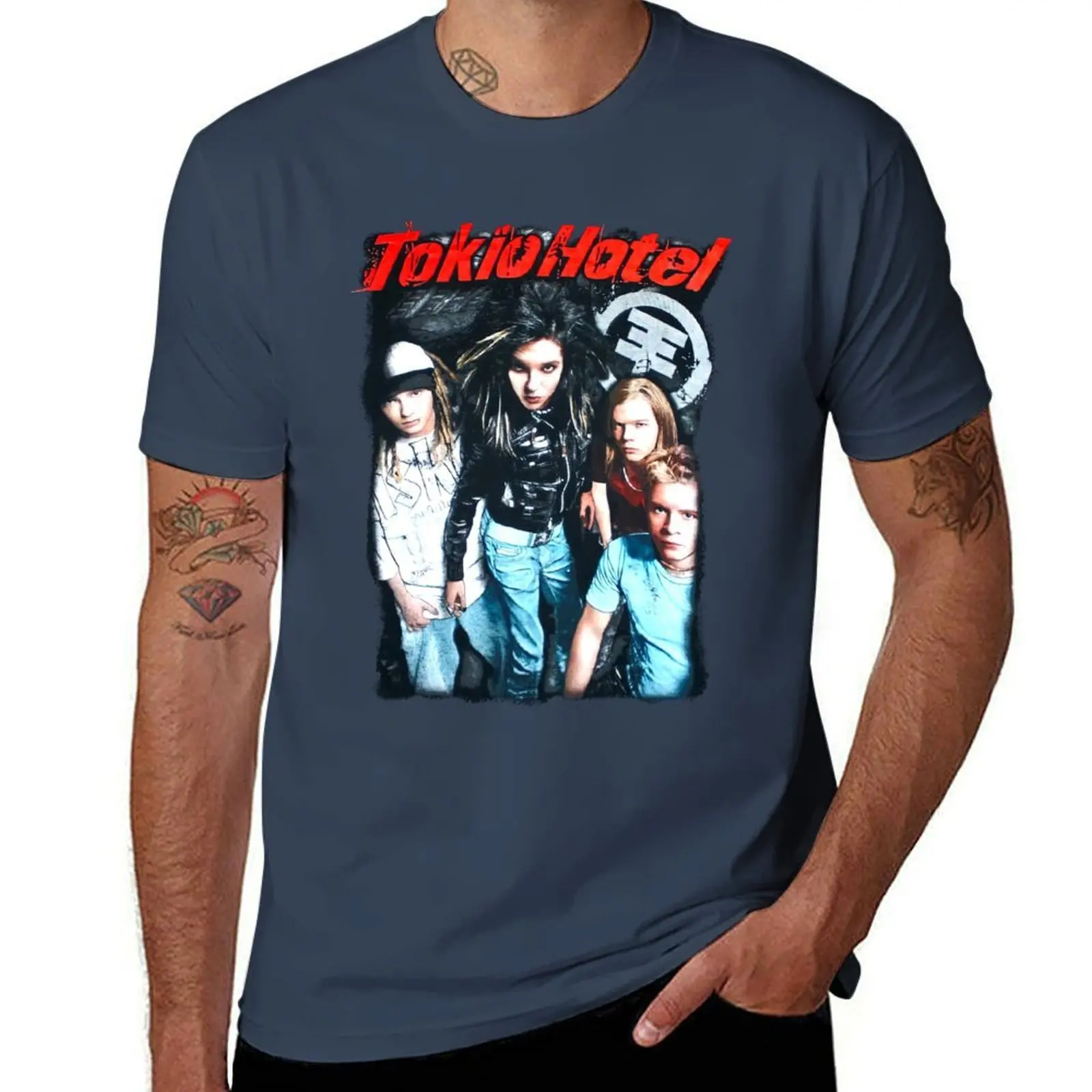 Vintage Y2K Hotel Tokio T-Shirt Basic Plain Tee for Spring and Summer