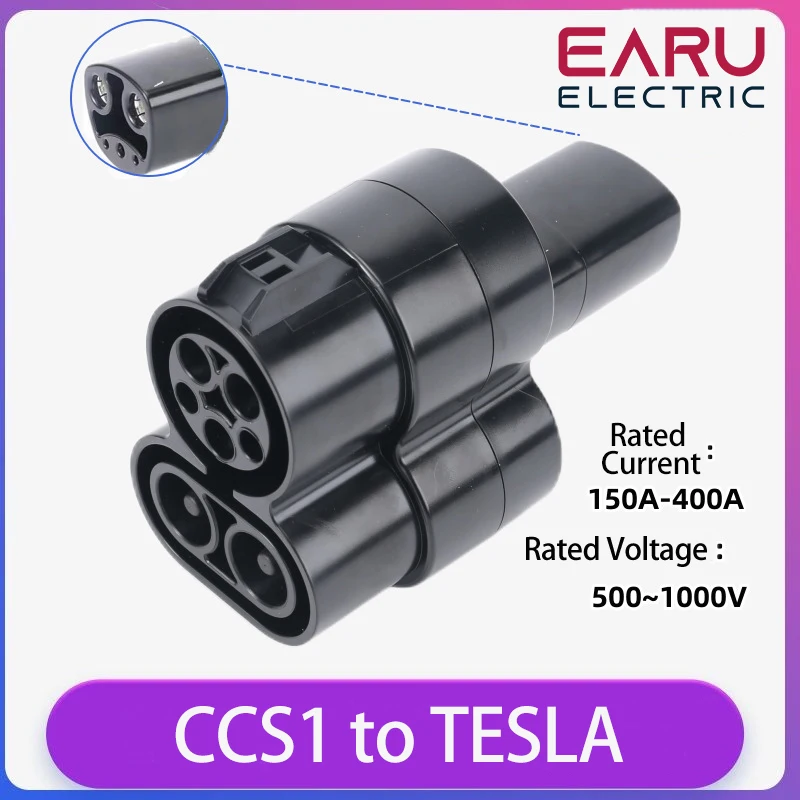 

CCS1 to Telsa Adapter for Tesla Model 3,Y, S and X - for Tesla Owners Only - Fast Charge Tesla with CCS1 Chargers CCS1 Combo