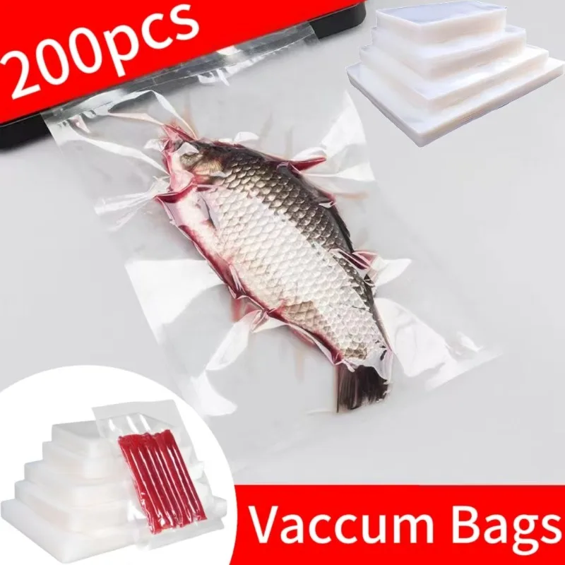 Thickness 0.16mm Vacuum Food Storage Bag Set,for Food Storage & Vacuum Cooking,Fresh-keeping Bags for Fruits & Kitchen Packaging