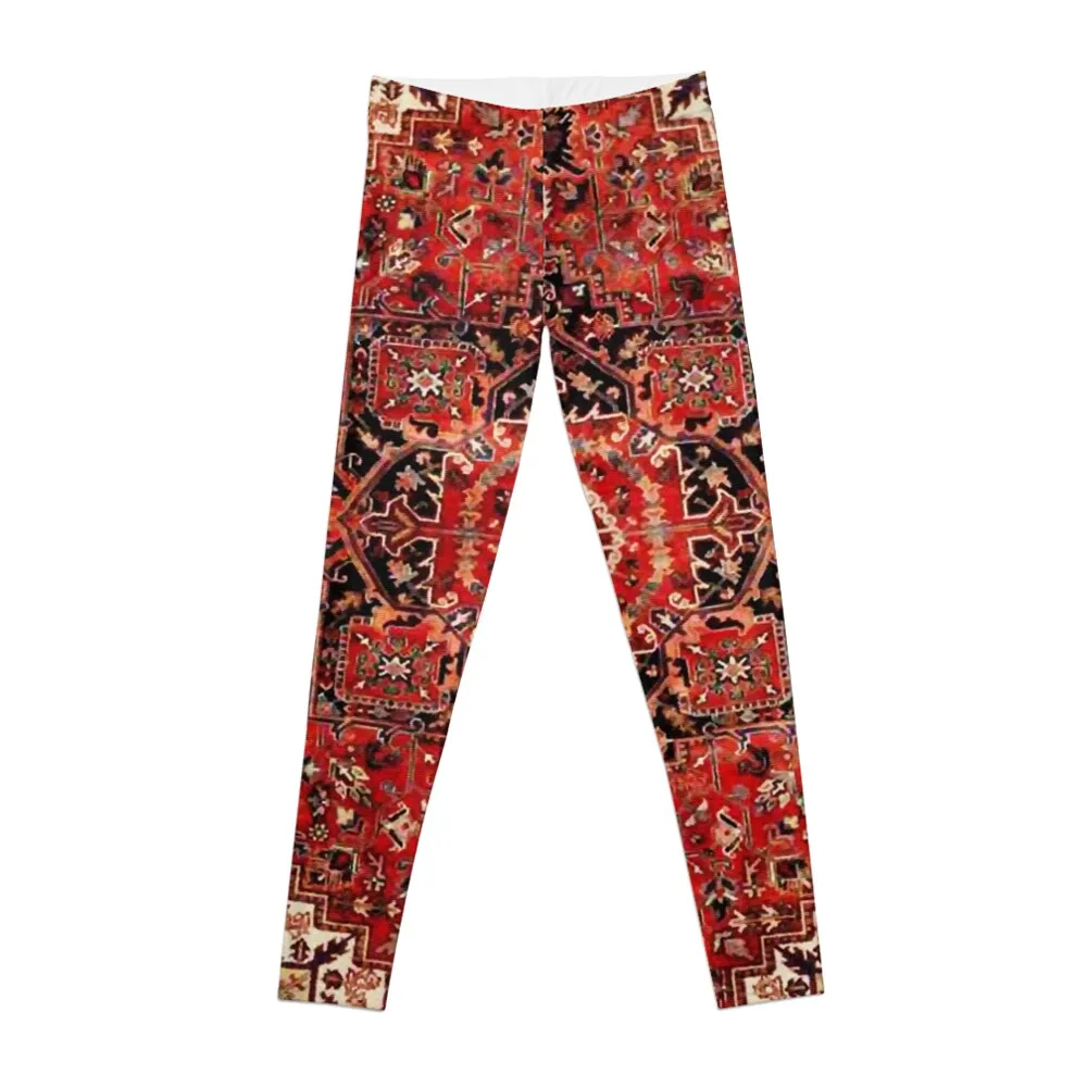 

Heriz Antique Vintage Boho Persian Carpet Print Leggings legging push up woman gym women's sportswear sporty leggings woman