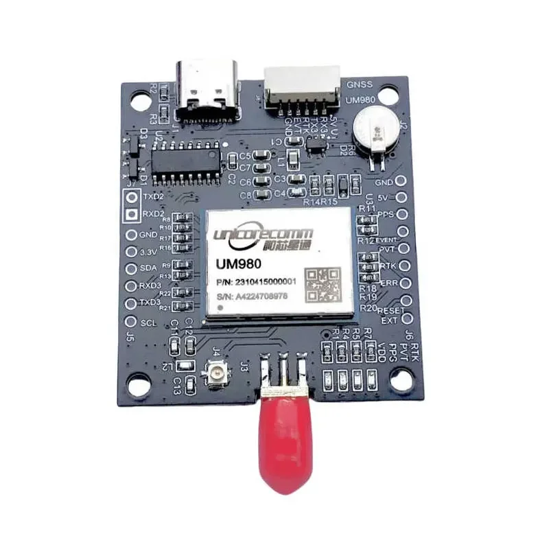 2026 TZT UM980 Board RTK Positioning Module Full-system Full-frequency RTK Centimeter GNSS Positioning Module