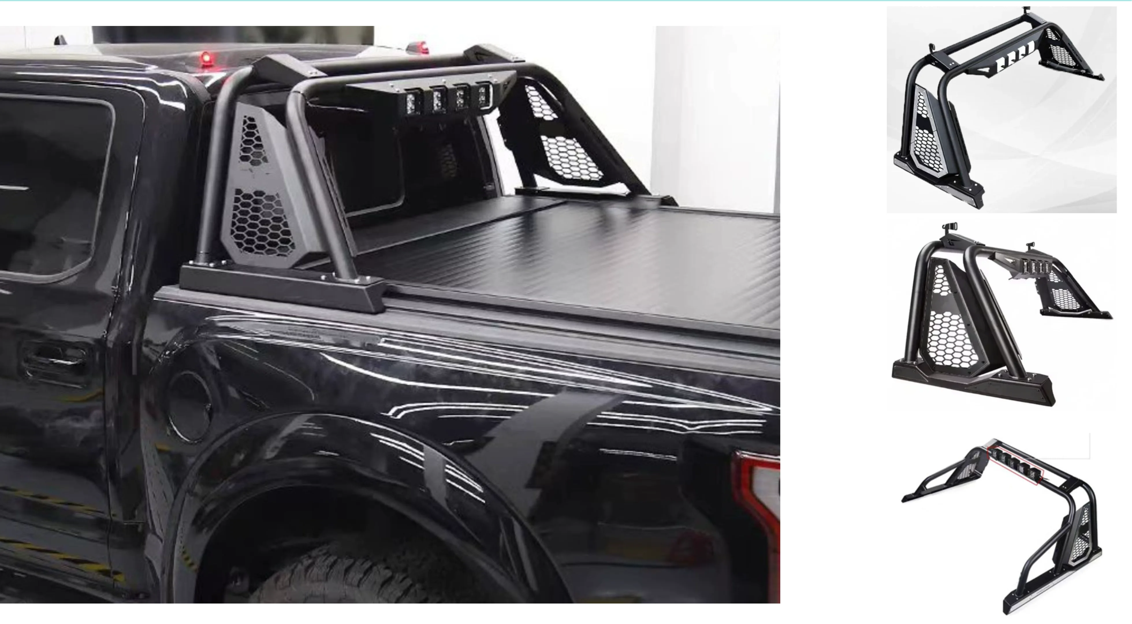 Auto Parts Roll bar Car Roll Cage Pickup Truck for Toyota Ranger F150 Tacoma Bed Rack  Pickup Roll Bar Frame