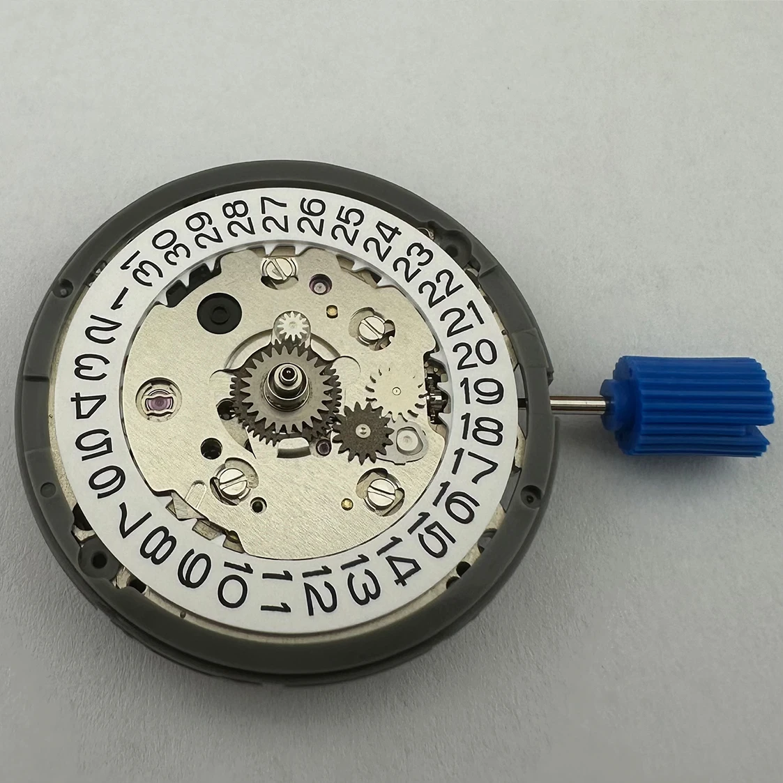 NH34/NH34A White Date Automatic Watch Movt Replace Kit Mechanical Movement High Accuracy 3 o'clock Crown