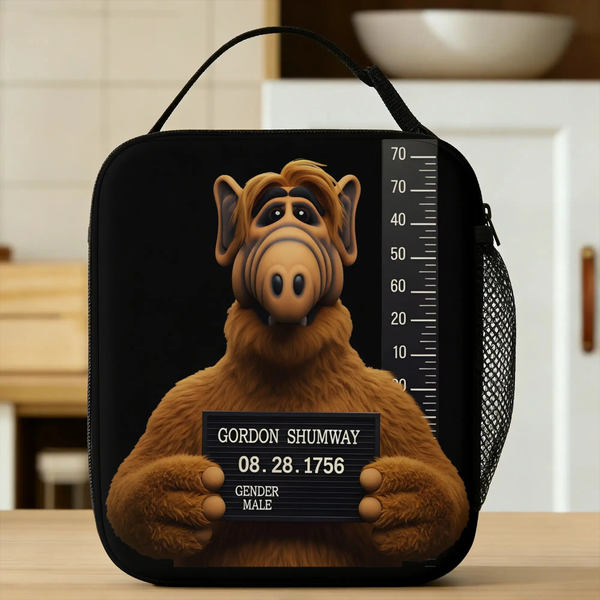 ALF Alien Life Form Lunch Bag Lancheira térmica para mulheres, lancheira térmica de design estético, à prova d'água, conveniente, bolsa térmica