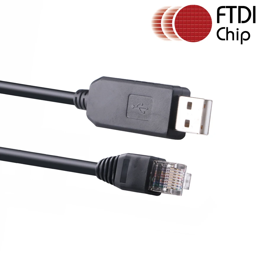 

USB Serial Cable for Leadshine EL6 Series Servo Drives Tuning Cable USB to RJ45 RS232 Communication Cable