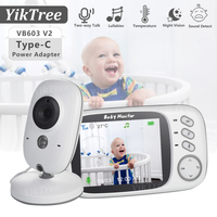 VB603 V2 Video Baby Monitor 2.4G Wireless With 3.2 Inches LCD 2 Way Audio Talk Night Vision Surveillance Security Cam Babysitter