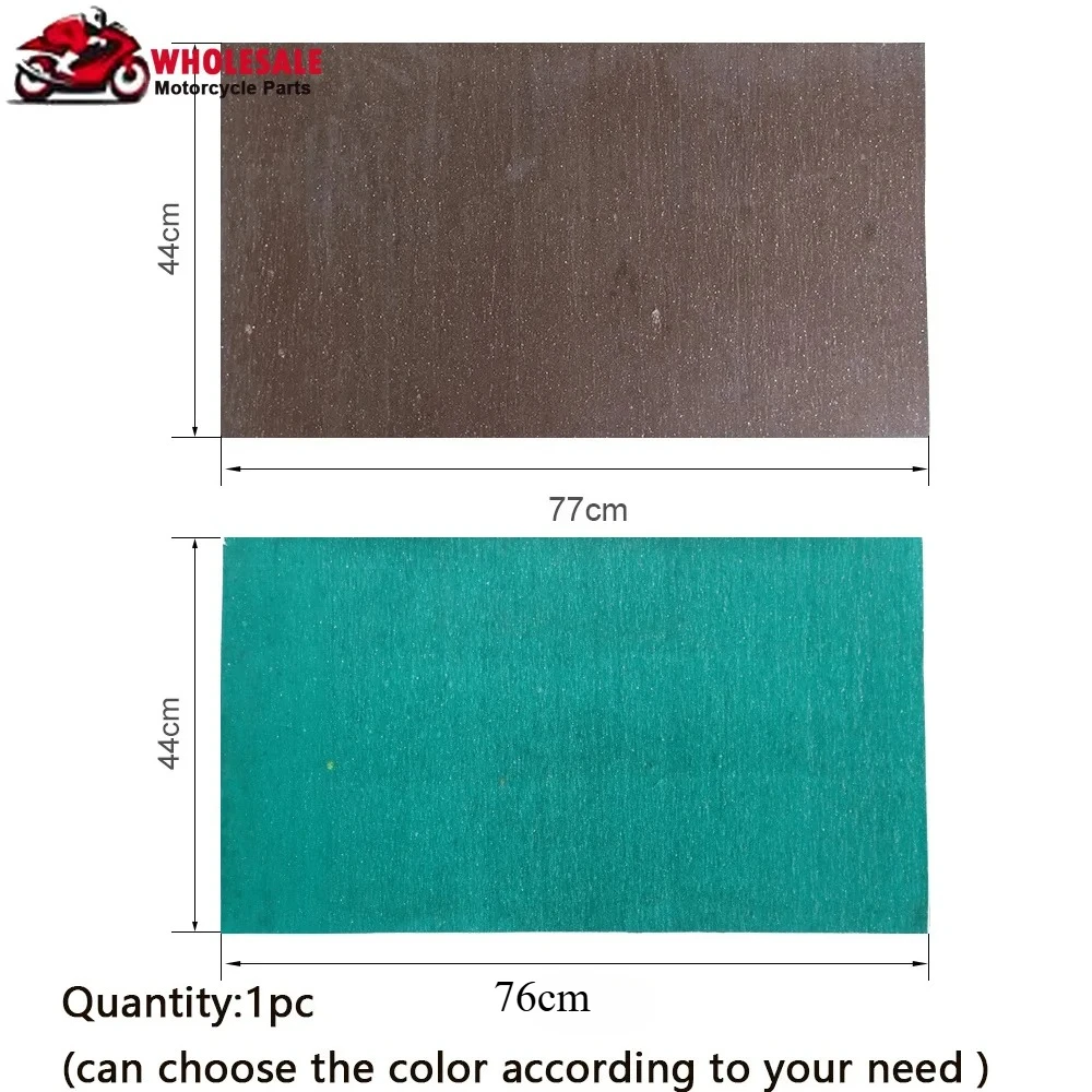 1pc 44x76cm 0.5mm Green Brown Bike Motorcycle Car Engine Homemade Oil-resistant Paper Gasket Pad Agricultural Machinery Sealing