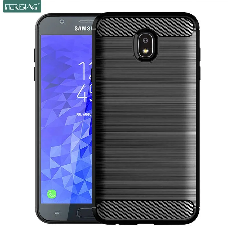 Case For Samsung Galaxy J7 2018 Case Silicone TPU Shockproof Carbon Cover for Samsung Galaxy Wide3 J7 2018 J737 Star/Refine/Top