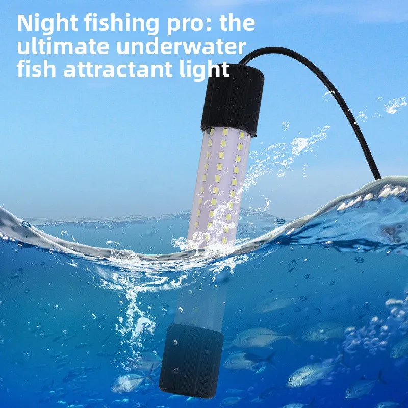 Green LED Fishing Light 12-24V Underwater Fish Attracting Night Luring Lamps for Boats Docks - Fishing Tools