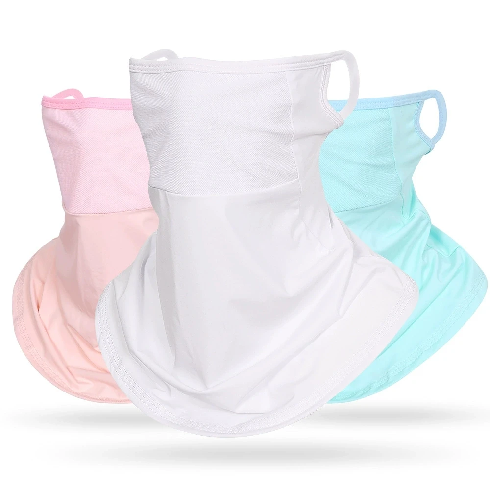 

Сетчатый дышащий тканевый лоскутный шарф-труба, бандана, ледяной шелк, петля для ушей, солнцезащитный крем, пылезащитная велосипедная маска для лица, мотоциклетный головной убор