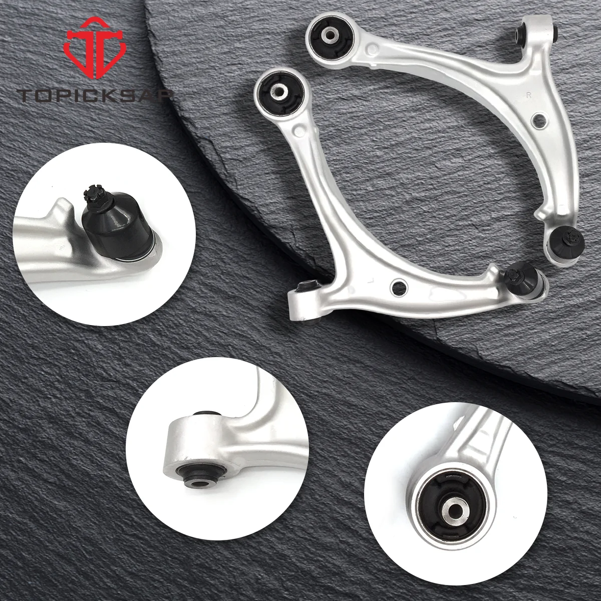 

TOPICKSAP Pair of Front Lower Control Arm Ball Joint Assembled Suspension Sets for Honda Odyssey 2005 2006 2007 2008 2009 2010