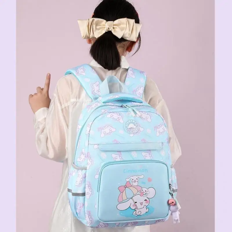 

New Hello Kittys Child Backpack Sanrios Kuromi Student Large Capacity School Bag Printing Kawaii Cartoon Anime Breathable