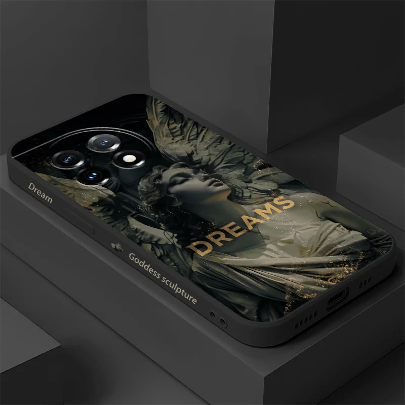 

Hope Sculpture Phone Case For Oneplus 13 13R 12 12R 11 11R 10 10R 10T 9R 9RT 9 8T 8 7 7T Pro 5G Liquid Silicone Cover