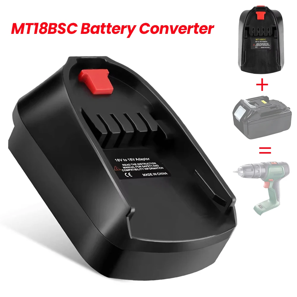 

MT18BSC Li-Ion Battery Converter Adapter for Makita 18V BL1830 BL1860 BL1850 BL1840 BL1820 Used To for Bosch C 18V Tool