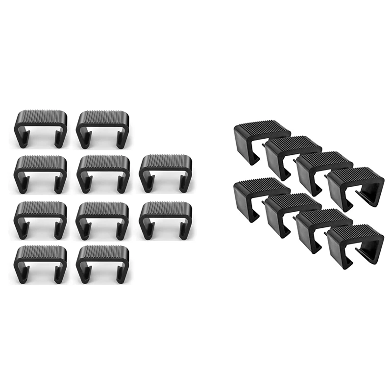 8 Pcs Garden Furniture Clips Anti-Deformed Rattan Furniture Connectors For Outdoor Sofa Plastic Clamps Wicker Chair