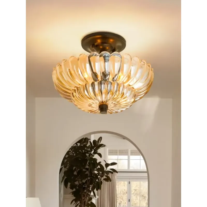 Hallway Kitchen Dining Room Decoration Handmade Glass Ceiling Light Modern Unique Ceiling Light