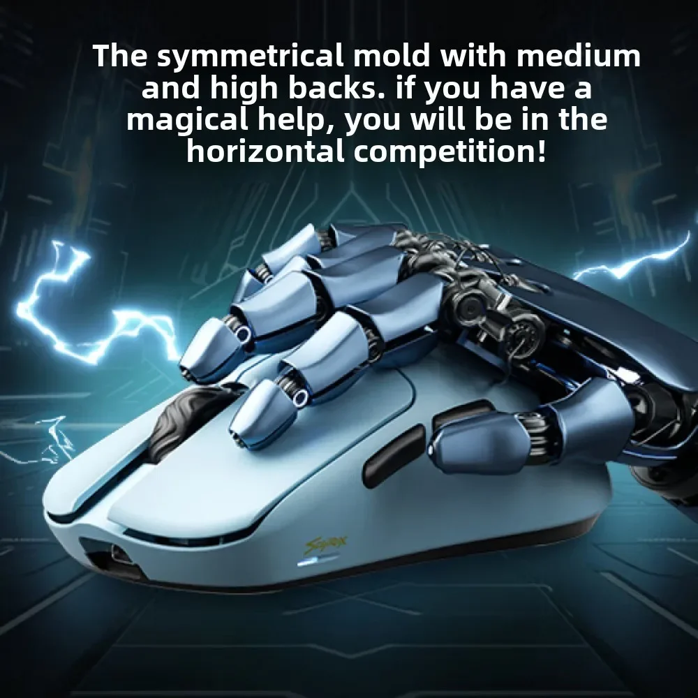 

Lightweight 40G Wireless Gaming Mouse SCYROX V6 PAW3950 750IPS 8K Receiver Fast Response E-Sport MiceMouse SCYROX V6 Wireless