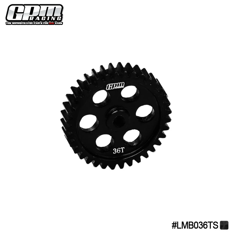 Medium Duty Carbon Steel 36T Medium Duty Gearbox Main Gear for LOSI 1/24 Micro-B GPM RC Parts