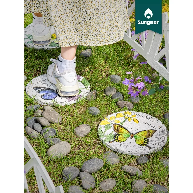 

Декоративные садовые плиты-ступеньки для двора и газона, нескользящие коврики-ступеньки для детского сада